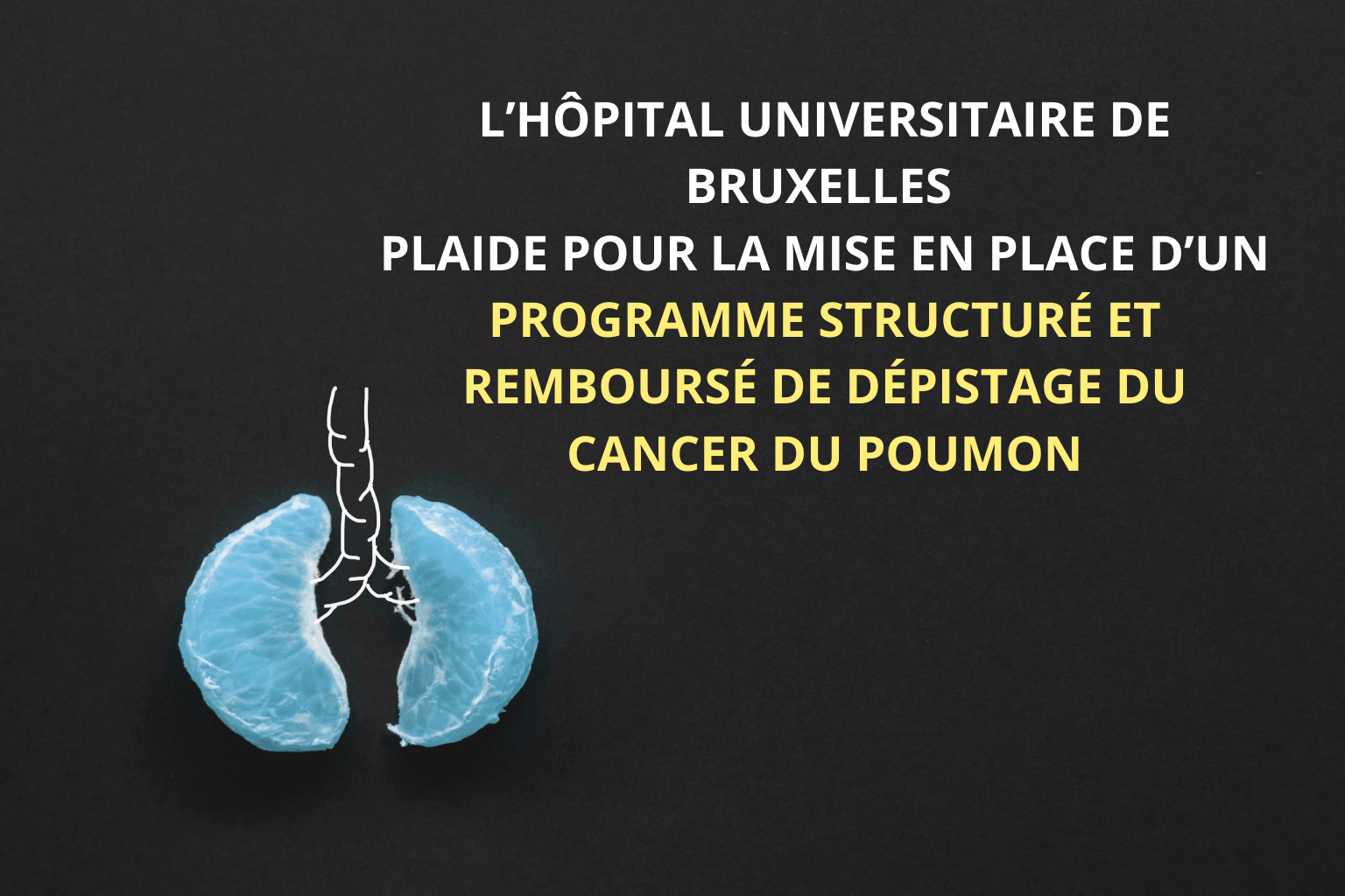 [Dans les médias ] Cancer du poumon : vers un dépistage préventif et officiel en Belgique ?